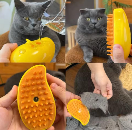 Cepillo Vapor Pro: Masajeador y Quitapelos 3 en 1