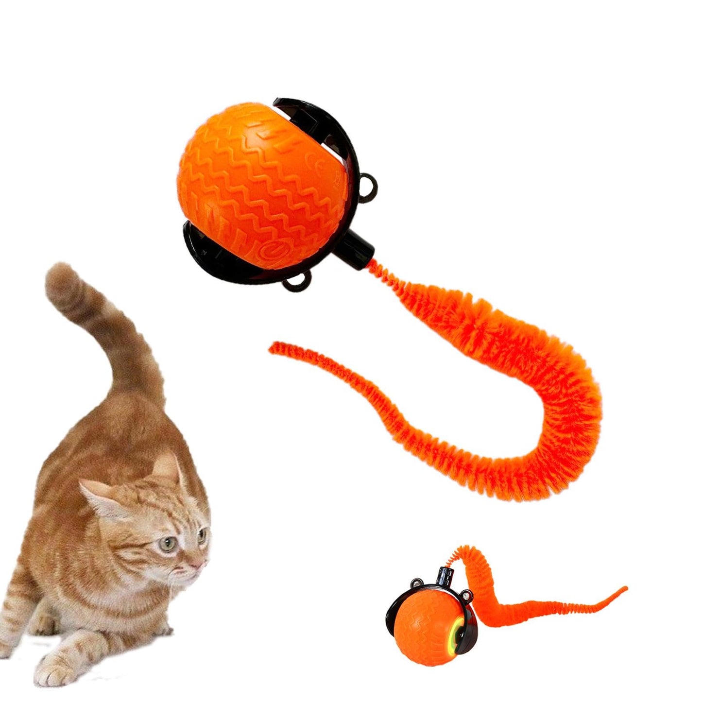 Bola Interactiva Automática 360° para Mascotas