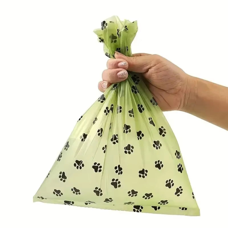 8Rolls/16 Rolls Thick Bags for Dog Excrement Leakproof Pet Waste Bag for Dog Outdoor Walking Pet Outdoor Garbage Bag