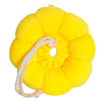 Pets Cats after Surgery Wound Protective Collar Cotton Soft Adjustable Elizabeth Collar Prevent Licking of Hair Sunflower Collar