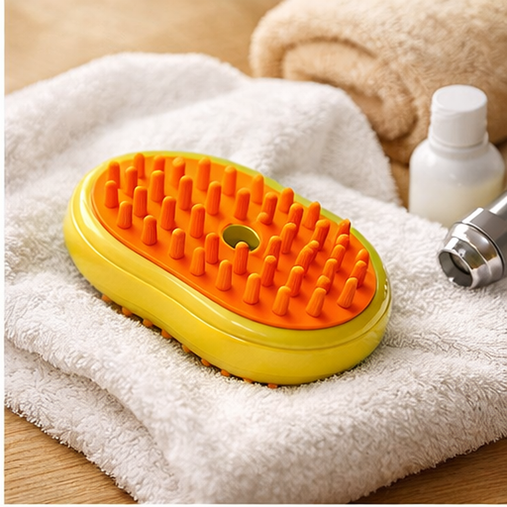 Cepillo Eléctrico 3 en 1 con Spray para Gatos y Perros 🐾